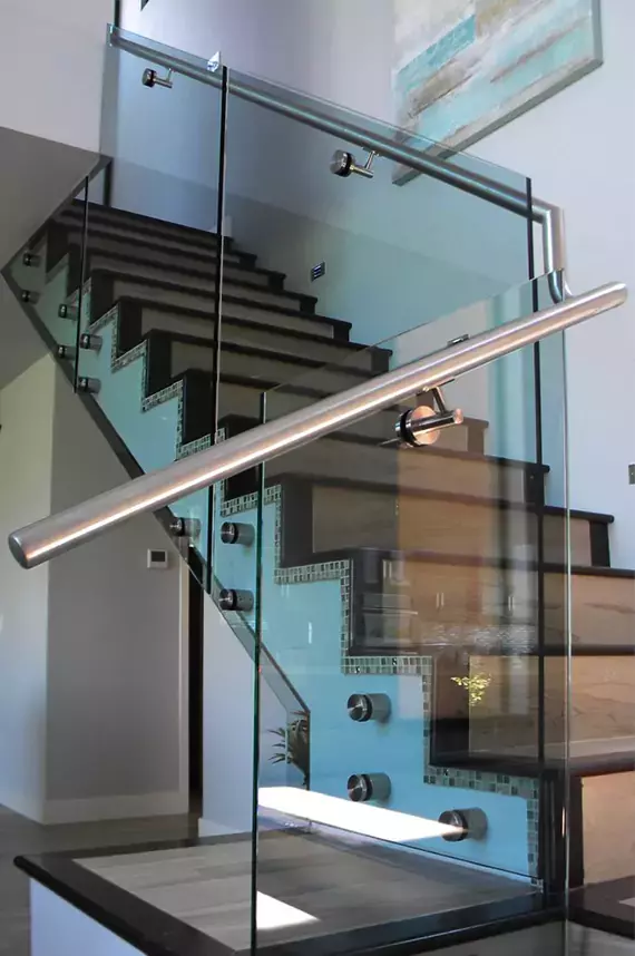 Staircases With Glass Panels